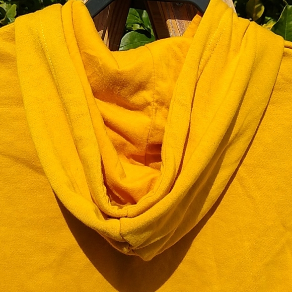 NWOT Cotton On Pullover Hoodie "Minimalist" Gold M - Picture 9 of 9